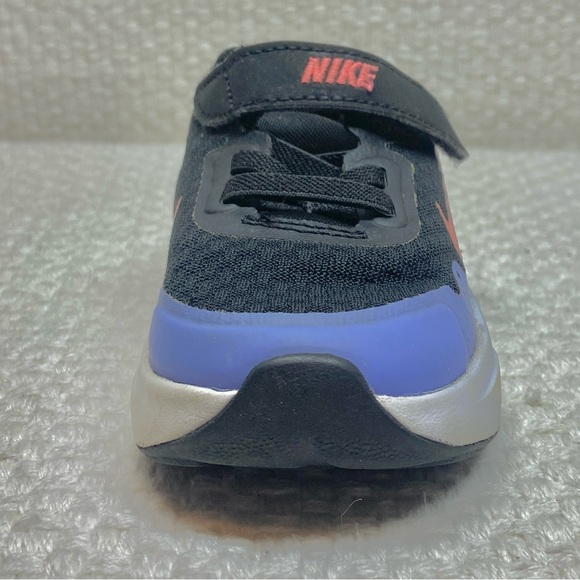 Nike Wearallday Toddler Size 4C Purple Pink Black Hook & Loop Closure Gorpcore - Picture 6 of 12